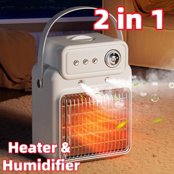 2 in 1 Efficient Room / Office Heater & Humidifier Table (1200W)