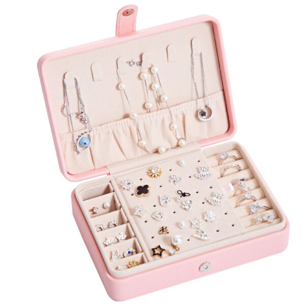 Multifunctional Jewelry Storage Box For Earrings and Rings - Image 9