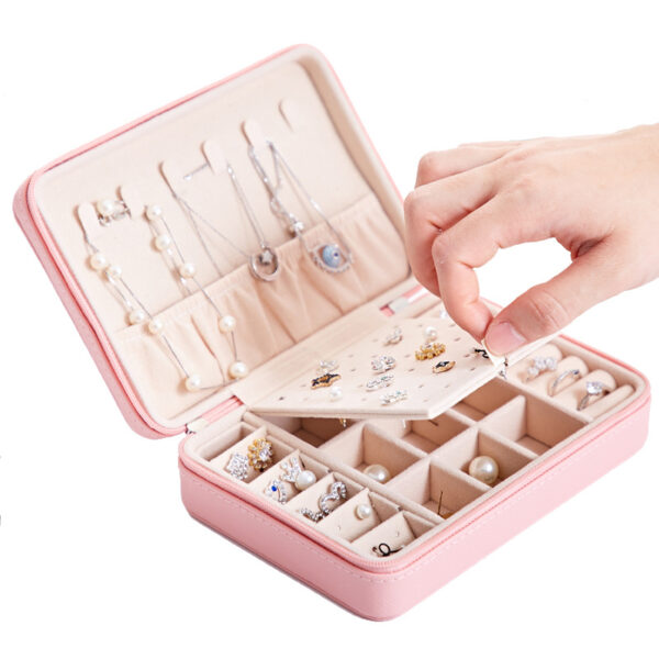 Multifunctional Jewelry Storage Box For Earrings and Rings - Image 5