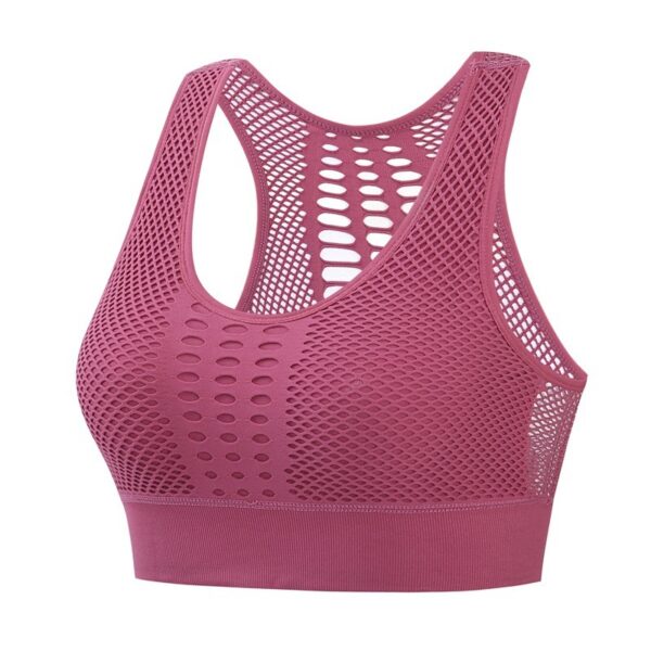 Women Breathable Yoga Bra / Mesh Sports Top - Image 2