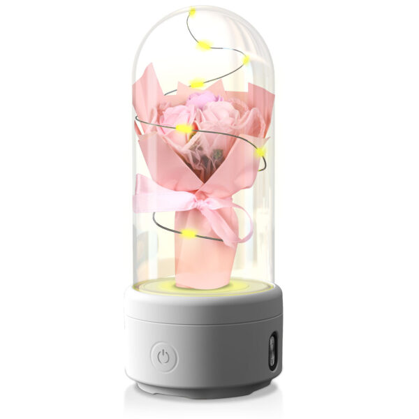 Creative 2 In 1 Flower Bouquet LED Light with Bluetooth-Compatible Speaker - Image 7