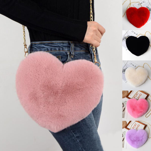 Love Cute Plush Bag for Girls and Women