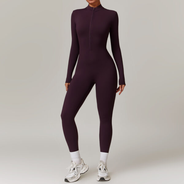 Warm, Breathable and Long-Sleeved yoga / Sports Jumpsuit - Image 8