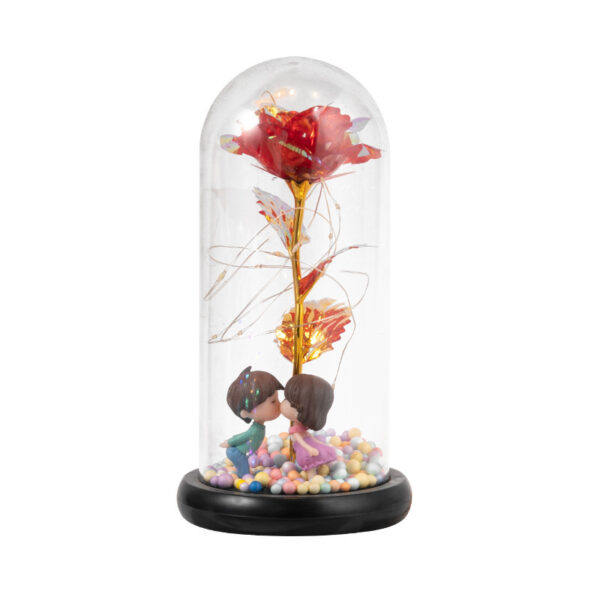 Flower in Glass Bedroom LED Light - Image 8