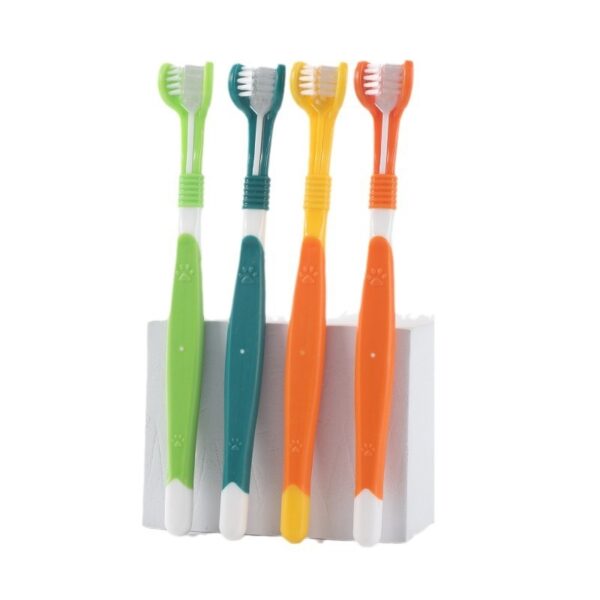 Three-Sided Pet Toothbrush for Cats and Dogs - Image 6