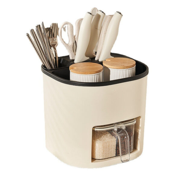 Multifunctional Large-Capacity Cutlery / Kitchen Tools & Food Storage - Image 8