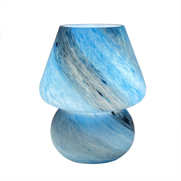 Handmade Glass Mushroom Table Lamp / Bedside - Image 6