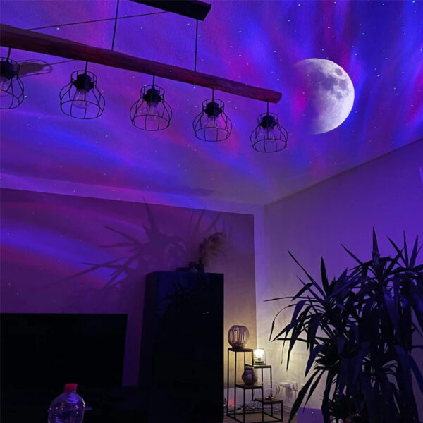 Aurora Borealis & Galaxy Stars LED Projector with Sleep-Assistant Music - Image 5