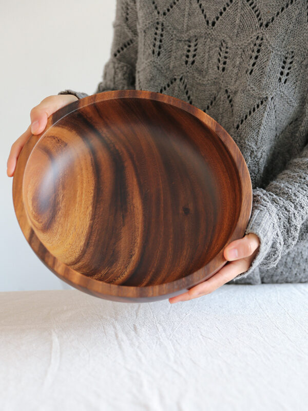 Acacia Wooden Bowl - Image 6