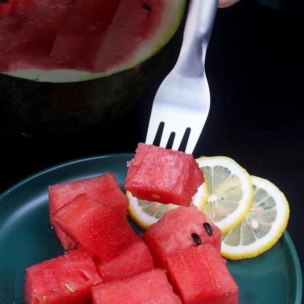 2 In 1 Watermelon Stainless Steel Fork & Slicer - Image 5