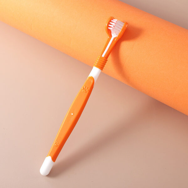 Three-Sided Pet Toothbrush for Cats and Dogs - Image 5