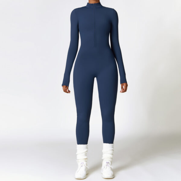 Warm, Breathable and Long-Sleeved yoga / Sports Jumpsuit - Image 2