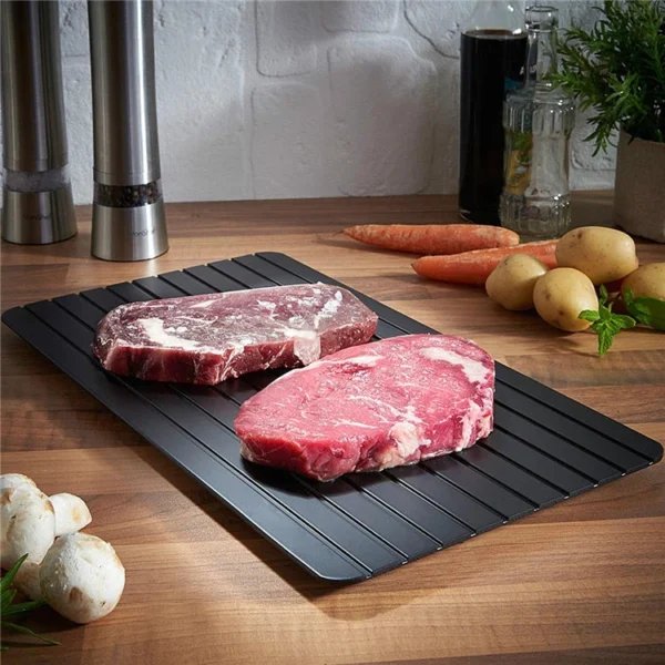 Fast Defrosting Aluminum Tray for Frozen Meat and Fish - Image 12