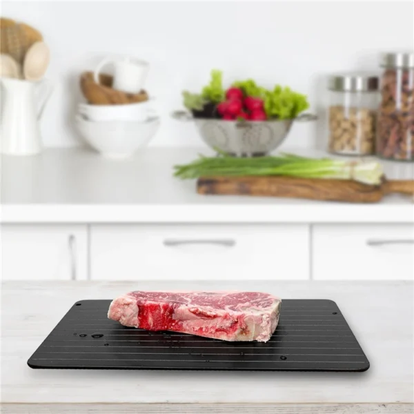 Fast Defrosting Aluminum Tray for Frozen Meat and Fish - Image 13