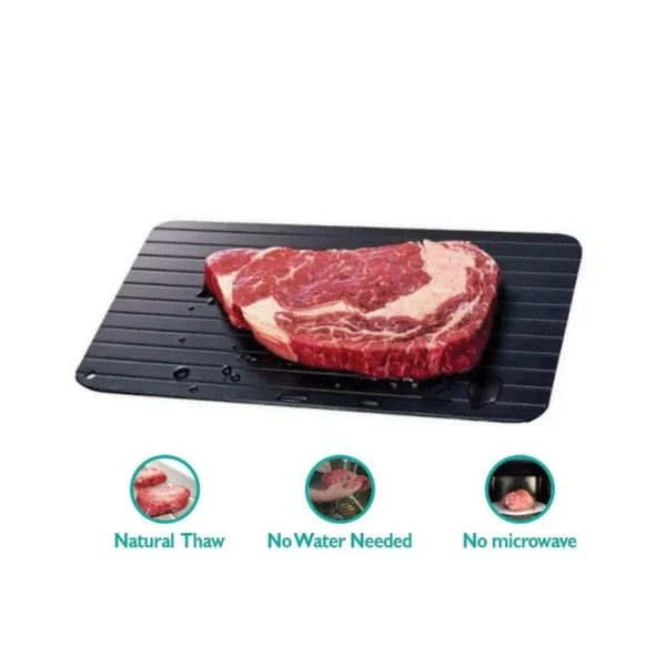 Fast Defrosting Aluminum Tray for Frozen Meat and Fish - Image 10