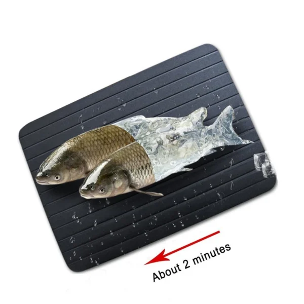 Fast Defrosting Aluminum Tray for Frozen Meat and Fish - Image 4