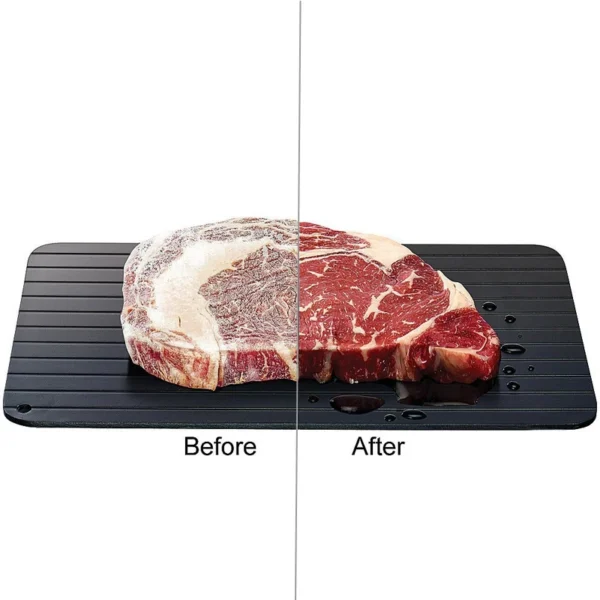 Fast Defrosting Aluminum Tray for Frozen Meat and Fish