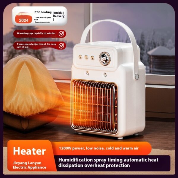 2 in 1 Efficient Room / Office Heater & Humidifier Table (1200W) - Image 9