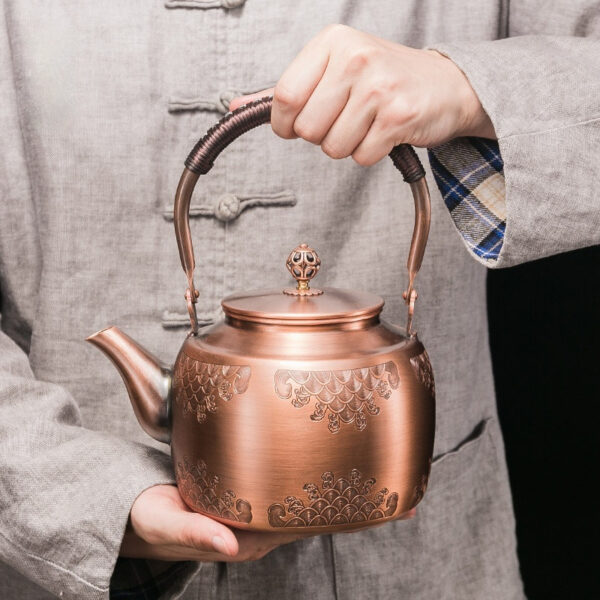 Copper Tea & Water Boiling Pot / Kettle - Image 4