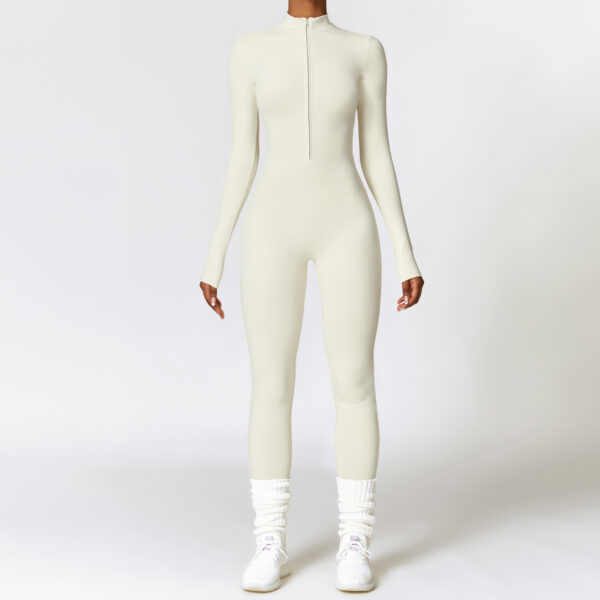 Warm, Breathable and Long-Sleeved yoga / Sports Jumpsuit - Image 3