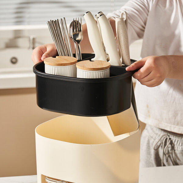 Multifunctional Large-Capacity Cutlery / Kitchen Tools & Food Storage - Image 4