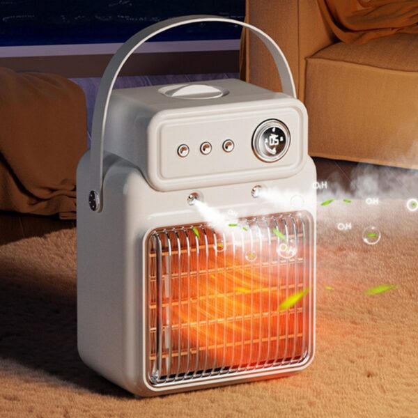 2 in 1 Efficient Room / Office Heater & Humidifier Table (1200W) - Image 5