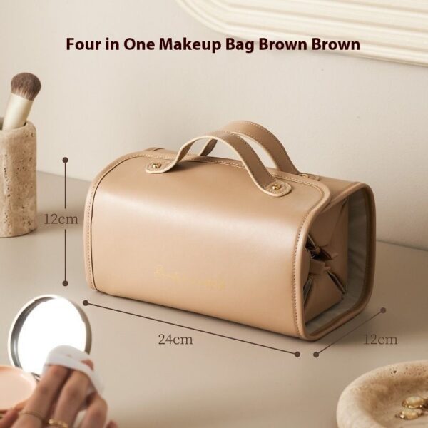 New Foldable, Portable, and Waterproof Cosmetic Makeup Bag of Large Capacity - Image 4