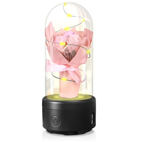 Creative 2 In 1 Flower Bouquet LED Light with Bluetooth-Compatible Speaker - Image 3