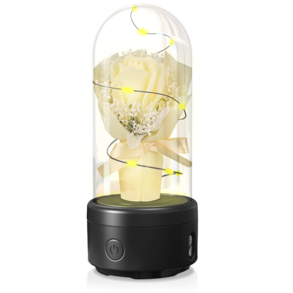 Creative 2 In 1 Flower Bouquet LED Light with Bluetooth-Compatible Speaker - Image 5